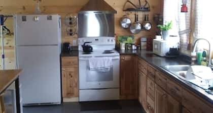 Cozy Cottage in Sherman, Maine walk, explore, relax, in a beautiful setting.