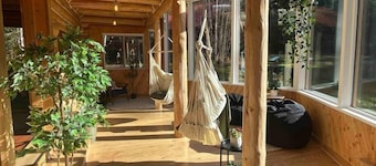 Cabin | Bonus Games Barn | Hot Tub | Theatre