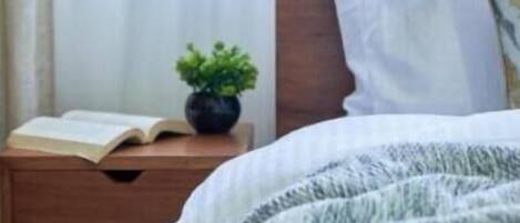 4 slaapkamers, een strijkplank/strijkijzer, wifi, beddengoed