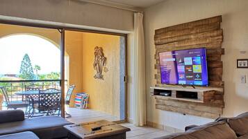 Smart TV, ping pong, books
