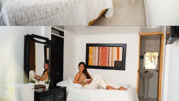 1 kamar tidur, selimut bulu angsa, dan Wi-Fi gratis
