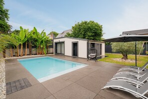 Una piscina riscaldata