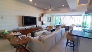 Apartamento premium | Área de estar
