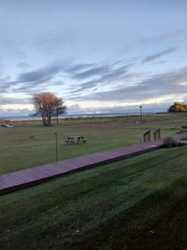 Oscoda Condo on the shore of Lake Huron. Ausable Township 800 feet of Beach.