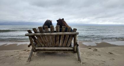 Oscoda Condo on the shore of Lake Huron. Ausable Township 800 feet of Beach.