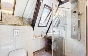 Een douche, een haardroger