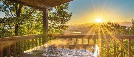 Bain à remous extérieur