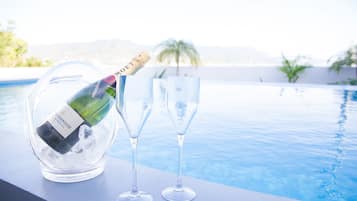 Luxury Villa | Champagne service