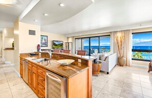 Interior - MRR Presents Kaanapali Ali'i 496 - Elegantly Remodeled 9th Floor 2BR w/ Epic Direct Ocean Views of Lanai, Molokai & Beyond! (Lahaina)