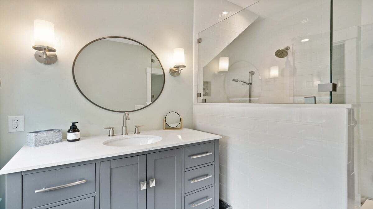 Shower, hair dryer