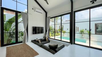 Villa - 1 soveværelse | Opholdsområde