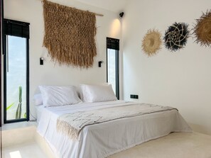 Egyptian cotton sheets, premium bedding, in-room safe, desk - KAKAO Villas Kedungu (Tabanan)