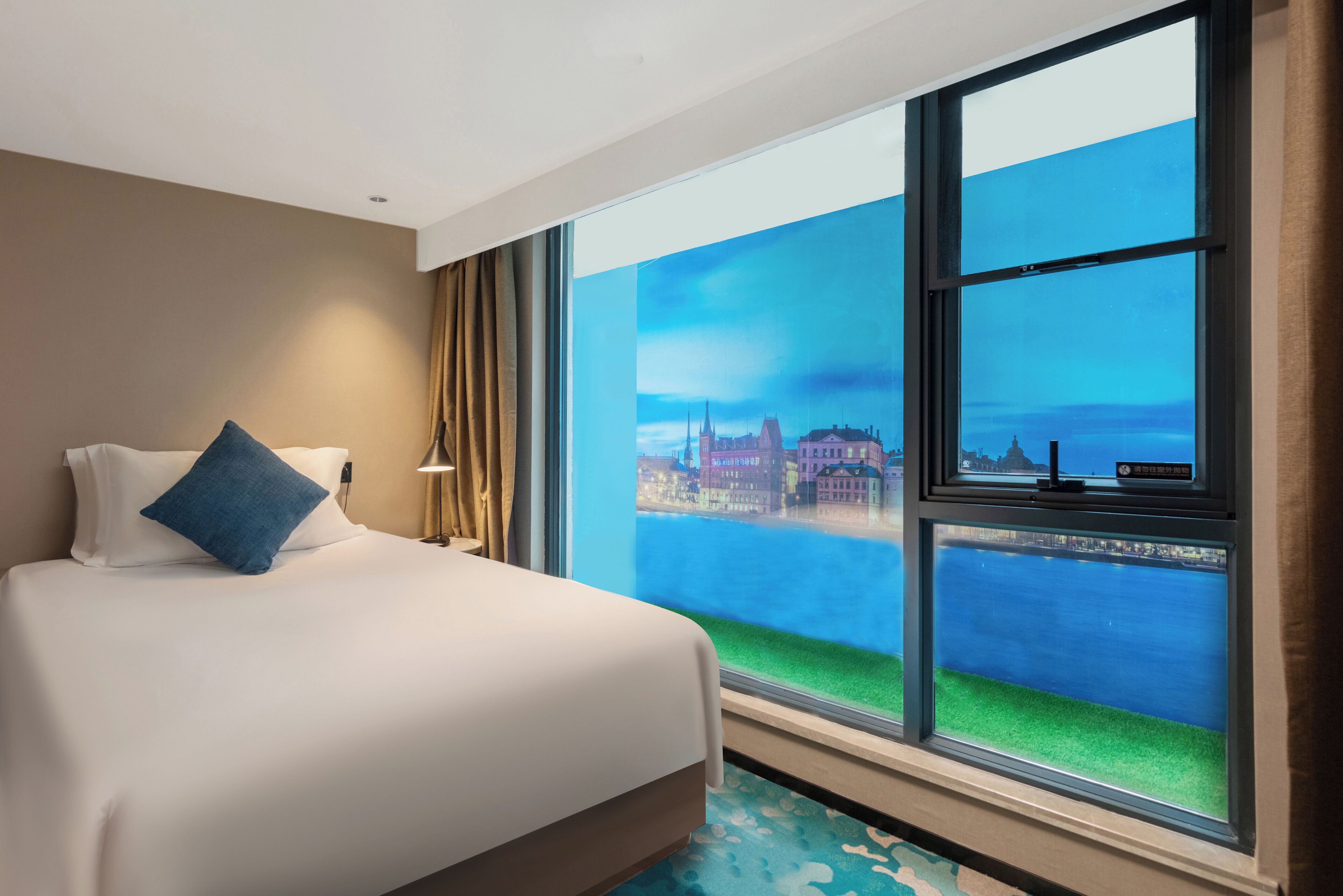 슈피리어 트윈룸 | 고급 침구, 메모리폼 침대, 무료 미니바, 각각 다른 스타일의 인테리어