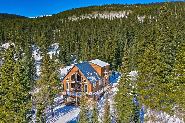 Exterior - Secluded Mountain Cabin w/ Hot Tub, Fireplace & Stargazing Deck near Breck (Alma)