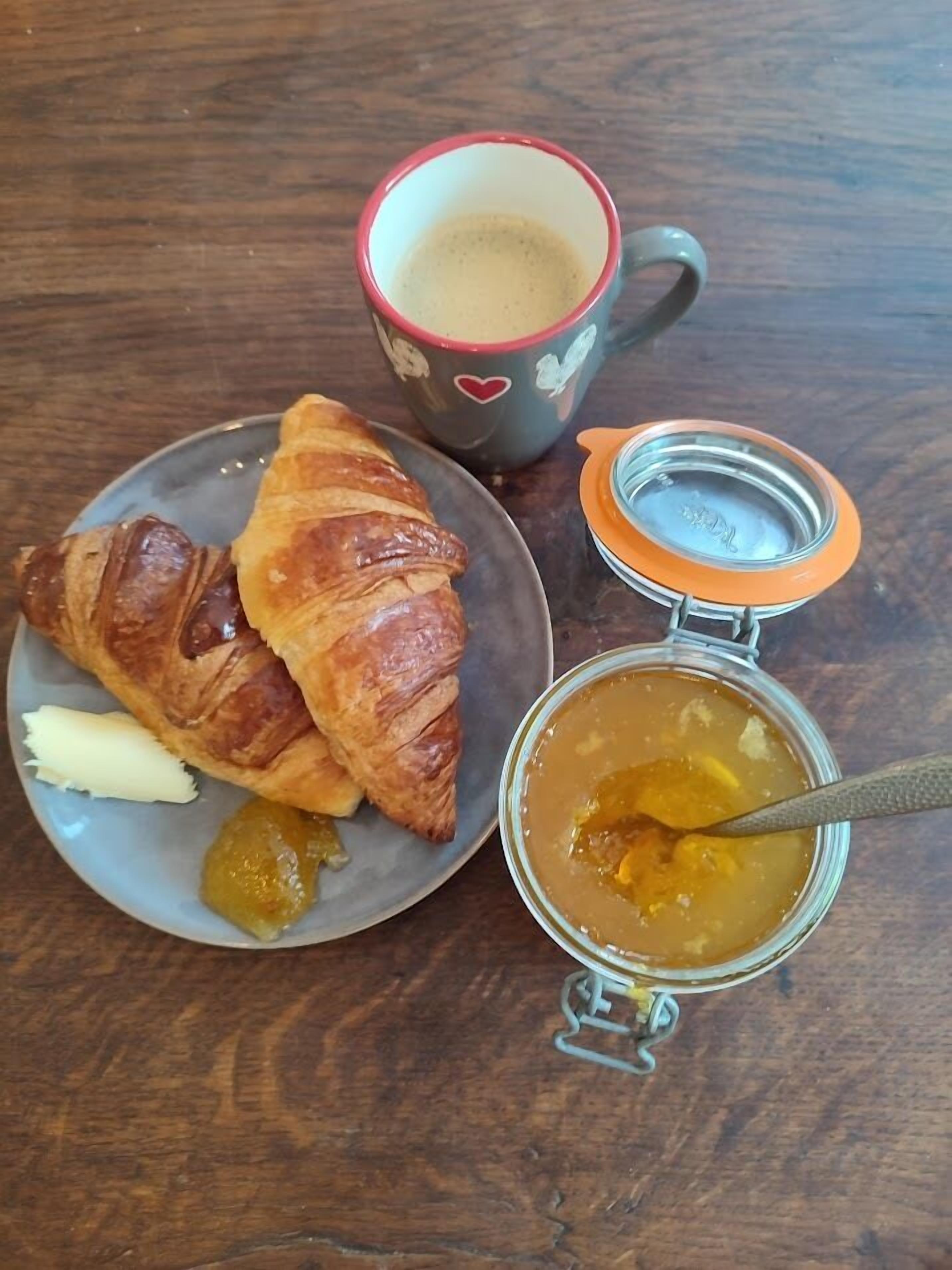 Petit déjeuner continental compris tous les jours