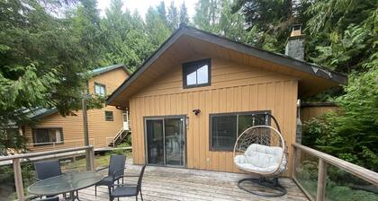 Waterfront cozy cabin vacation home with dock