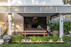 Vila, 5 kamar tidur, kolam renang pribadi | Area keluarga | Smart TV 50-inci dengan saluran TV kabel