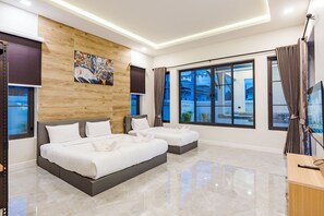 6 bedrooms, WiFi, bed sheets - Viento Pool Villa Hua Hin (Cha-um)