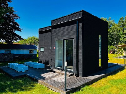 Strandnära Moderna Gästhus 300 m Från Vackra Stråvalla Strand. Husdjur Tillåtna!