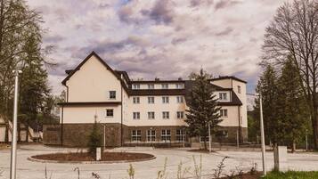 Majoituspaikan julkisivu