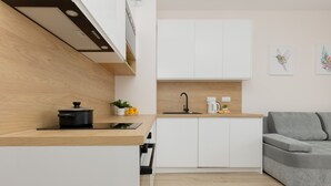 Private kitchen - Cozy Apartment Lopuszanska by Renters (Warsaw)
