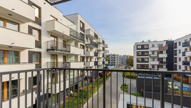 Balcony - Cozy Apartment Lopuszanska by Renters (Warsaw)