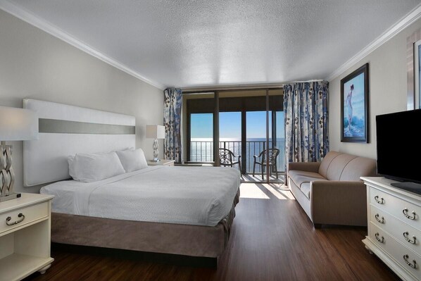 Internet, bed sheets - Breathtaking Views16th Floor Oceanfront King Room (Myrtle Beach)