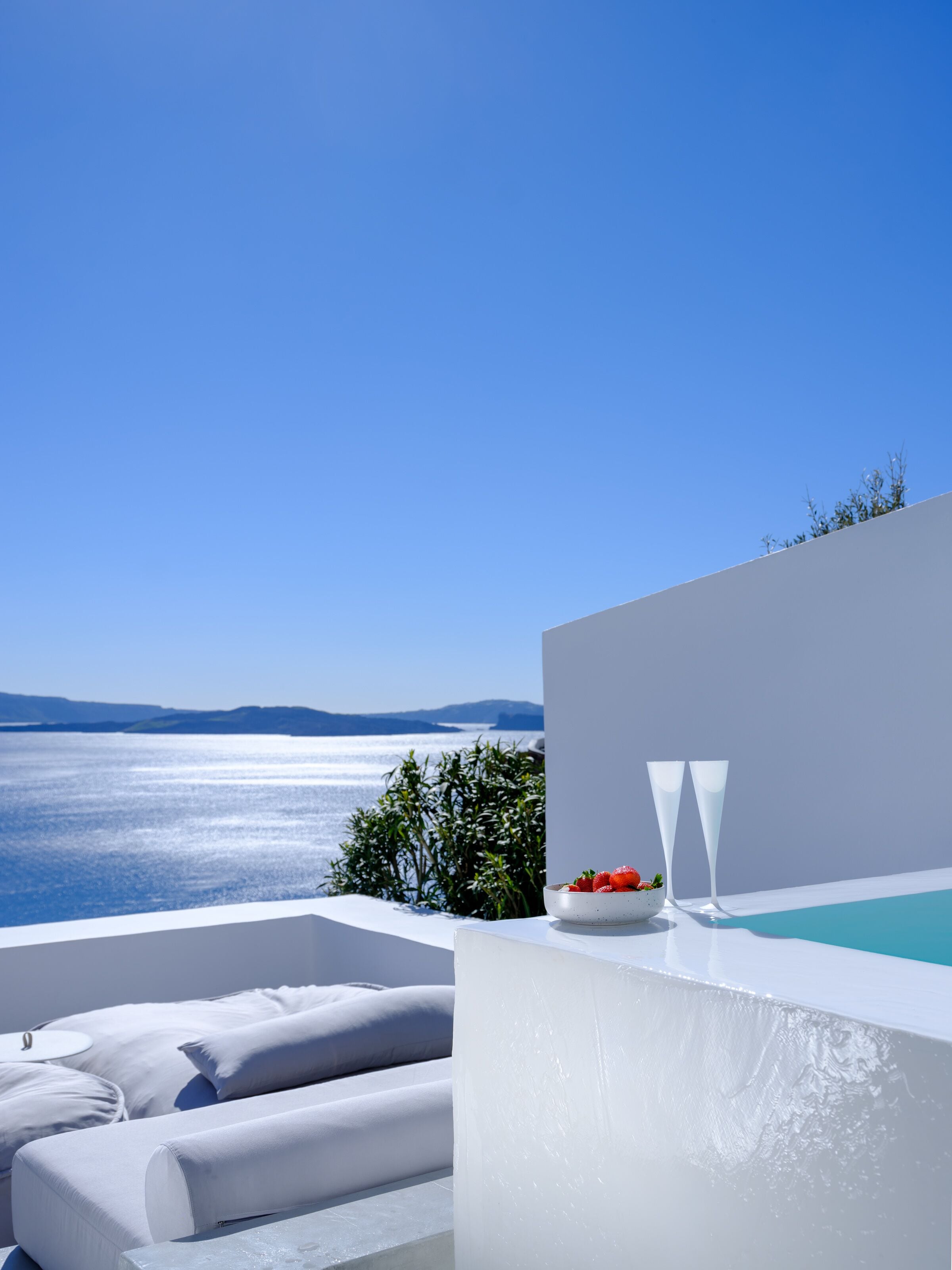 Traditional Villa, 2 Bedrooms, Private Plunge Pool, Caldera View | Vista para praia/oceano