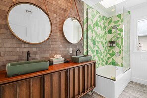 Shower, hair dryer