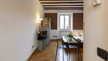 Standard-Studio | Bügeleisen/Bügelbrett, kostenloses WLAN, Bettwäsche