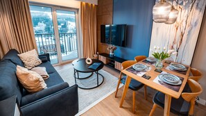 Appartement (Cicha 18/7B) | Aire de séjour | Téléviseur à écran plat