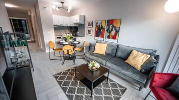 Apartment (Cicha 12/8A) | Living area | Flat-screen TV