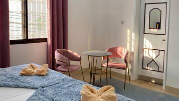 1 bedroom, iron/ironing board, travel crib, WiFi