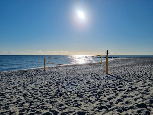 Ostsee Ferienwohnung Achtern Diek 1 in 1. Reihe an der Ostsee