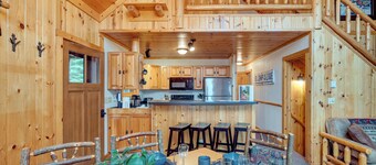Lakefront Presque Isle Cabin w/ Private Dock