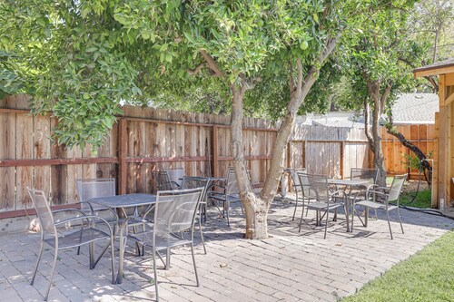 Sunny Turlock Cottage: Walk to Downtown!