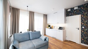 Business Apartment | Living area | Flat-screen TV - B85 Suites (Warsaw)