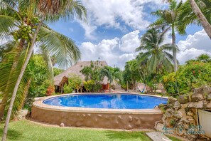 Pool - Cute, comfortable casita townhouse, Yal Ku Lagoon close by! (Akumal)