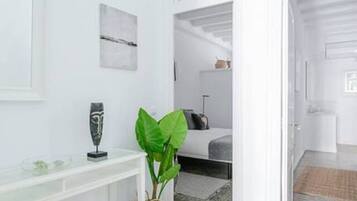 2 soverom, strykejern/-brett, reiseseng for barn og wi-fi (inkludert)