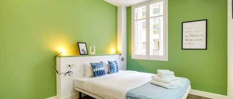 1 bedroom, iron/ironing board, travel crib, free WiFi