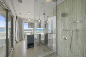 Fridge, microwave, oven, stovetop - Beachfront Luxury Home in Seaside, Amazing Gulf Views. 2 Adult Bikes! (Santa Rosa Beach)