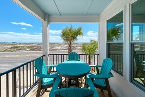 House, Multiple Beds, Pool Access, Beach View | Outdoor dining - New Coastal Cottage w/ Gulf View, Shared Pool (Gulf Shores)