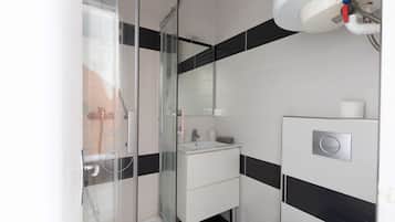 Een douche, een haardroger