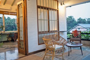 Signature-Vierbettzimmer, 2 Schlafzimmer, Terrasse | Bettwäsche