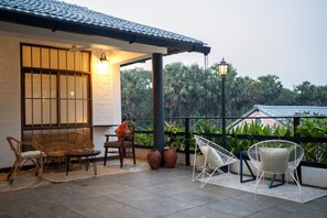 Signature-Vierbettzimmer, 2 Schlafzimmer, Terrasse | Bettwäsche