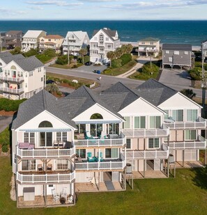 Exterior - Sound Front-Beach Access & Pool - Linens Included! (North Topsail Beach)