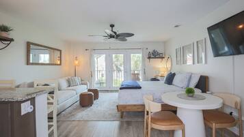 Desk, iron/ironing board, free WiFi, bed sheets