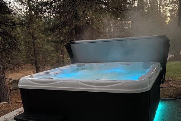 Idromassaggio all'aperto