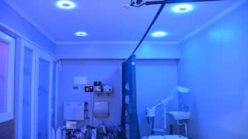 Espace de soins en plein air, sauna, hammam, massages