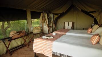 1 غرفة نوم وملاءات أسرّة